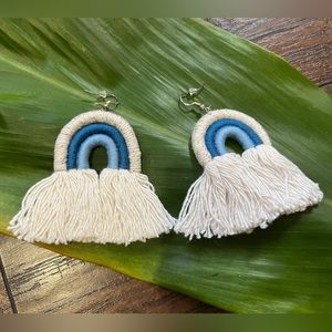 Rainbow earrings made in Hawaii